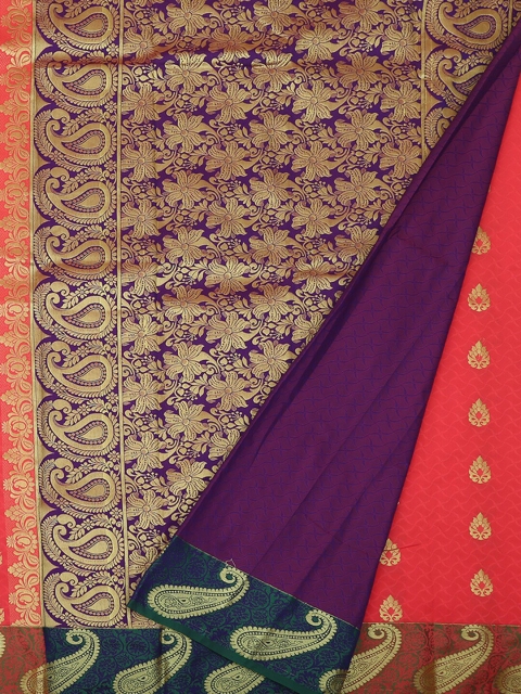 

Pothys Pink & Purple Art Silk Woven Design Saree