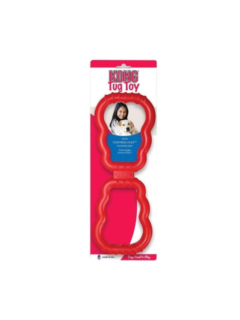 

KONG Red Solid Tug Dog Interactive Toy
