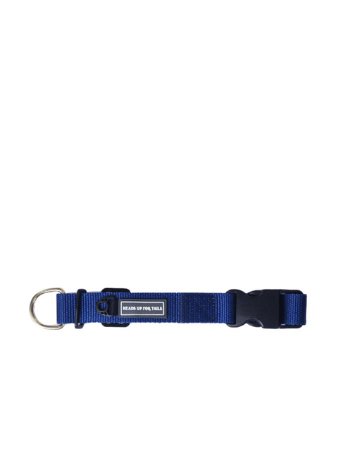 

Heads Up For Tails Blue Classic Nylon Dog Collar, Navy blue