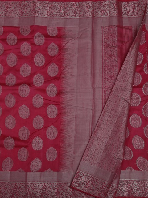 

Pothys Pink Woven Design Jute Cotton Saree