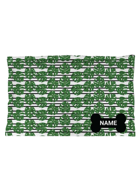 

Heads Up For Tails Green Printed Pet Mat, Multi