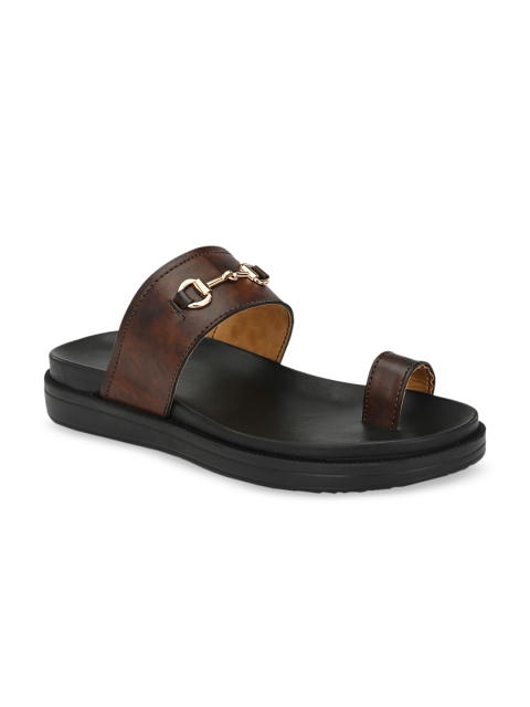 

Eego Italy Men Brown Comfort Sandals