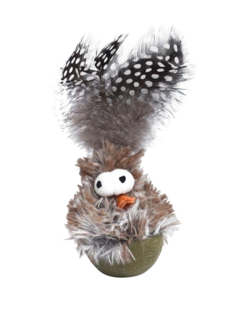 

Heads Up For Tails Multicoloured Birdie Cat Toy, Multi