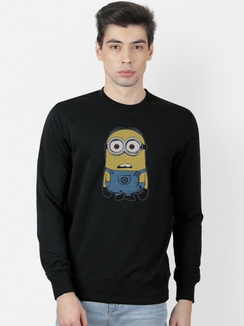 

Free Authority Men Black & Yellow Minions Printed Sweatshirt