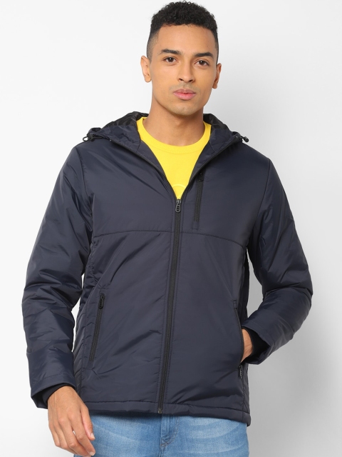 

Allen Solly Sport Men Navy Blue Solid Padded Jacket