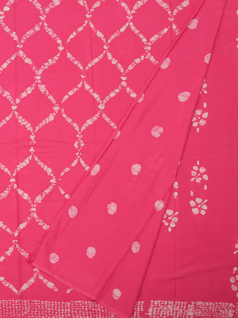 

Pothys Pink Printed Pure Cotton Saree