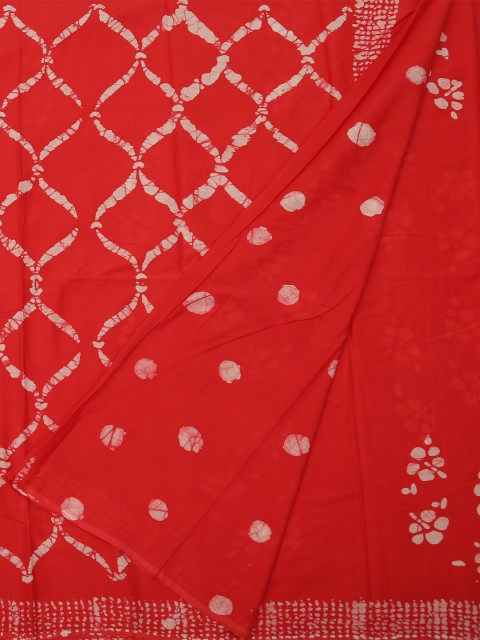 

Pothys Red Printed Pure Cotton Saree