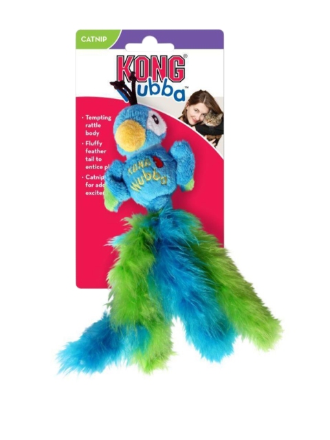 

KONG Blue & Green Wubba Bird With Catnip Cat Toy