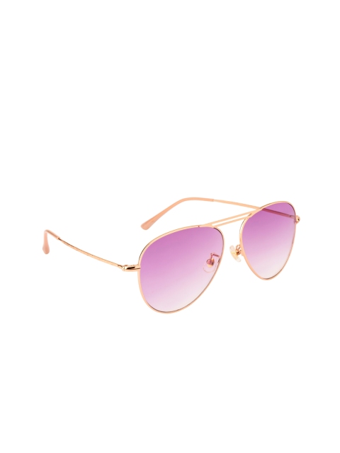 

Ted Smith Unisex Aviator Sunglasses TS-9080S_C20, Purple