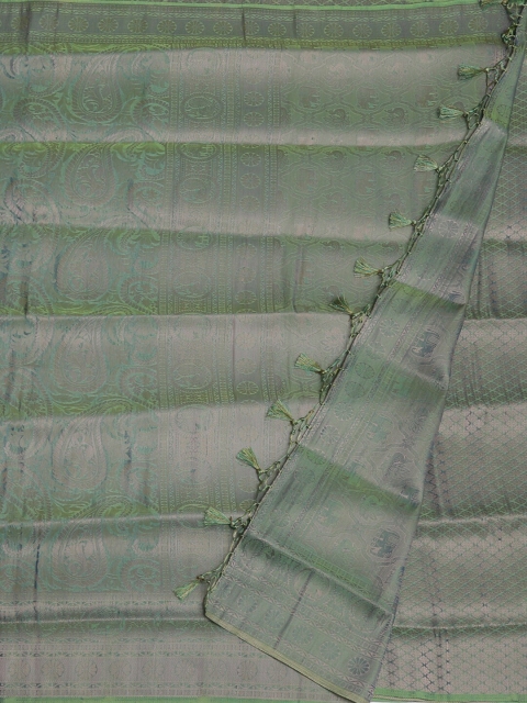 Pothys Green Printed Art Silk Saree