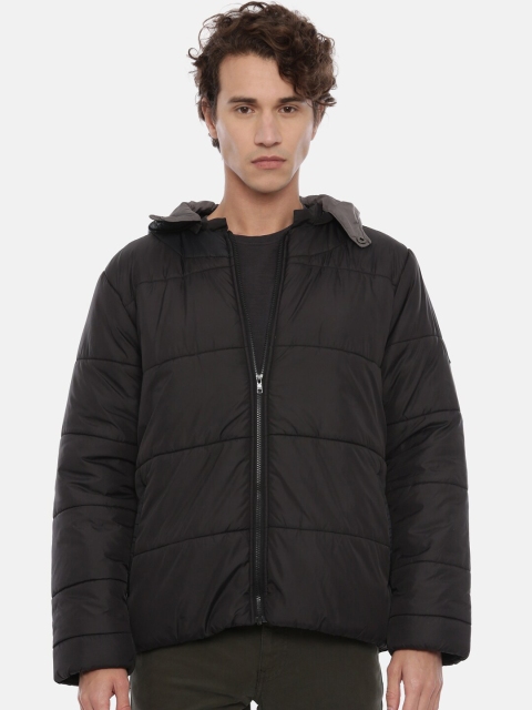 

Breakbounce Men Black Solid Water Resistant Puffer Jacket