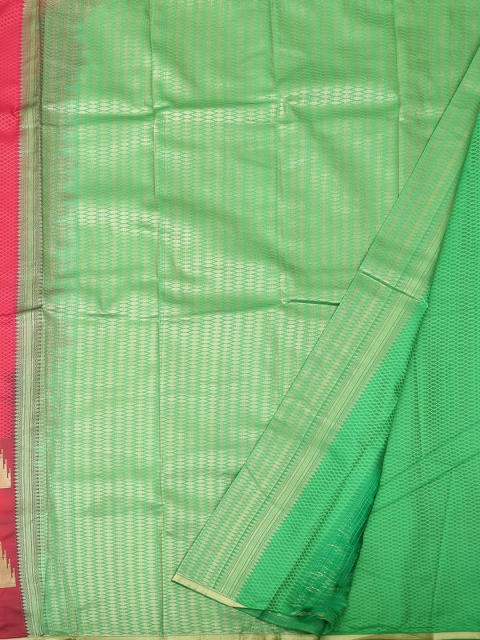 

Pothys Pink & Green Art Silk Woven Design Saree