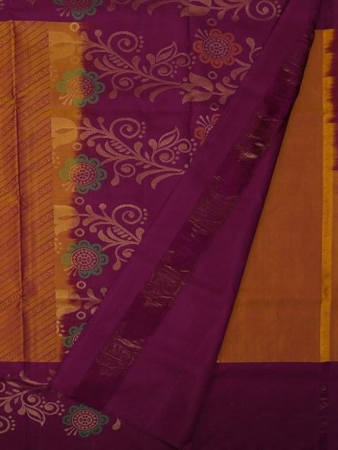 

Pothys Purple Woven Design Mayuri Soft Silk Saree