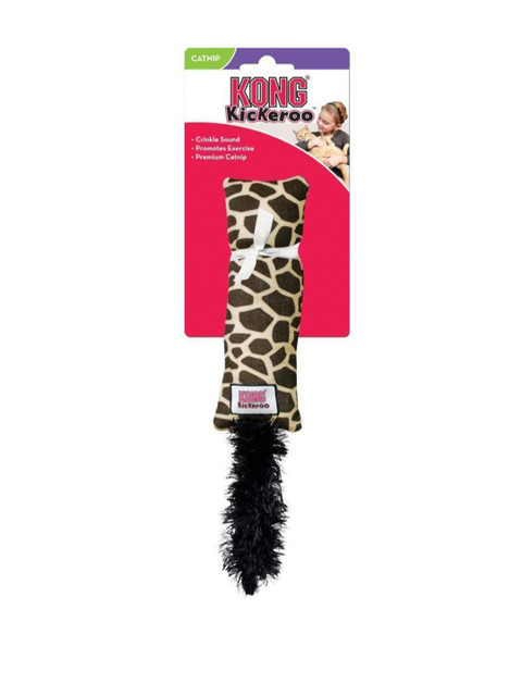 

KONG Brown Printed Kickeroo Cat Toy