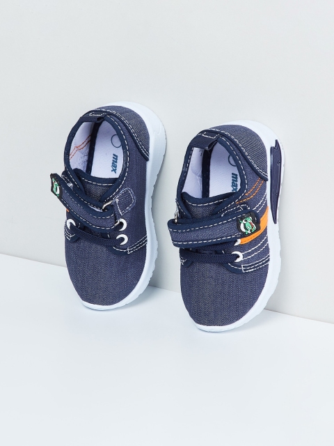 

max Boys Blue Denim Sneakers