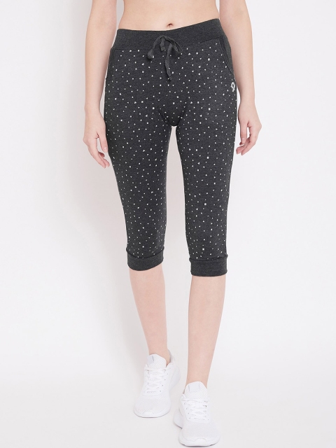 

C9 AIRWEAR Women Grey Melange Printed Capris