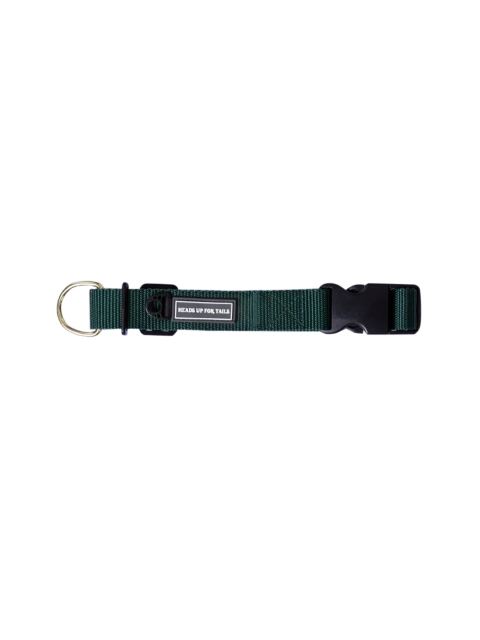 

Heads Up For Tails Olive Green Nylon Dog Collar