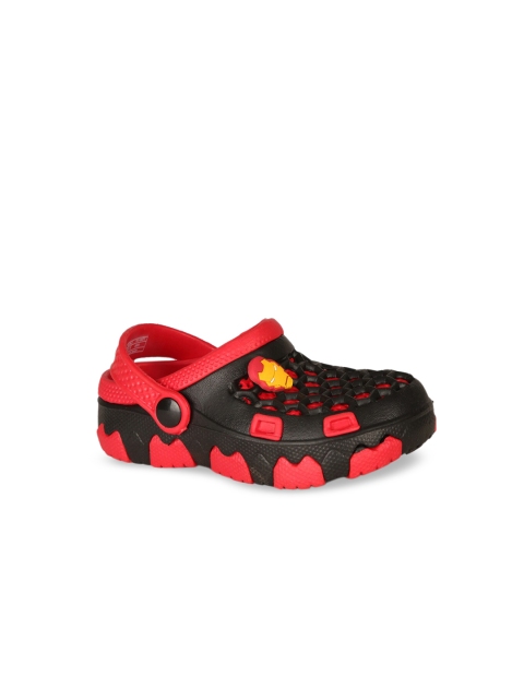 

Disney Boys Red & Black Colourblocked Clogs
