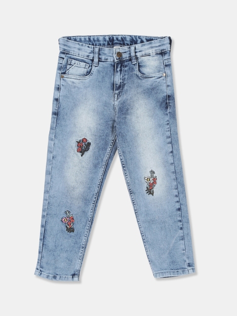 

Cherokee Girls Blue Slim Fit Mid-Rise Clean Look Jeans