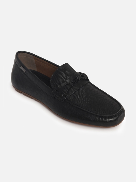 

ALDO Men Black Leather Loafers