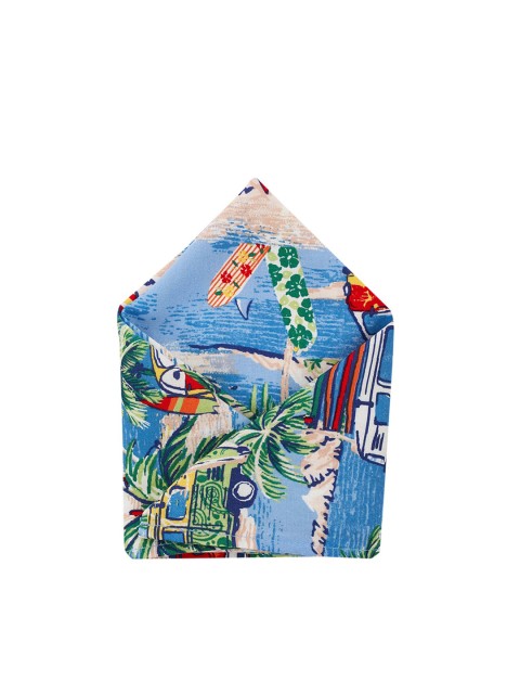 

The Bro Code Men Multicolor Printed Pocket Square, Multi