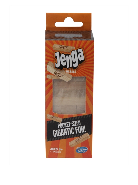 

Hasbro Kids Brown Hardwood Blocks Jenga Mini Game
