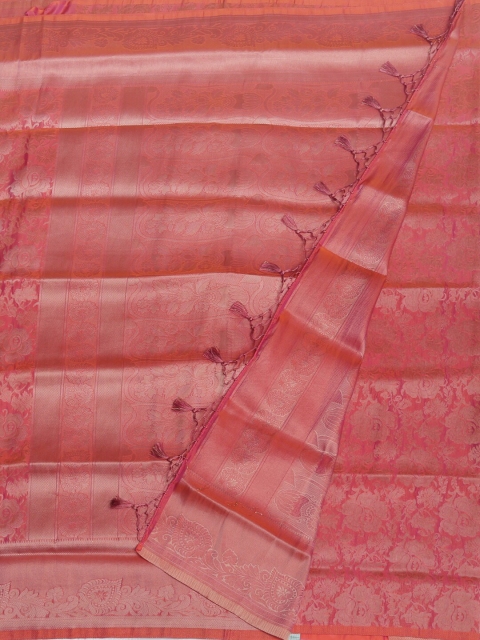 

Pothys Peach-Coloured Woven Design Art Silk Saree