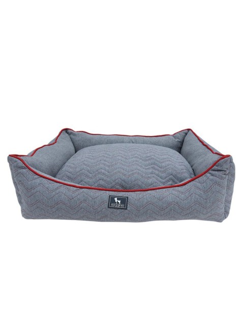 

Heads Up For Tails Grey Solid Nap-Sack Lounger Dog Bed