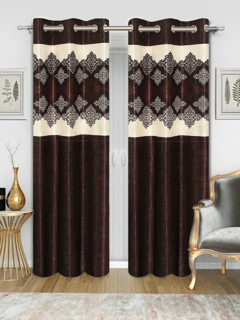 

Good Homes by Home Candy Set of 2 Brown Door Curtains