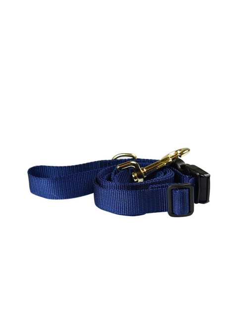 

Heads Up For Tails Navy Blue Solid Adjustable Dog Leash
