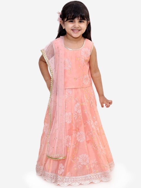 

Lil Peacock Peach-Coloured Ready to Wear Lehenga & Blouse with Dupatta