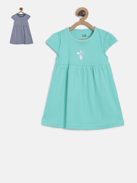 

MINI KLUB Infant Girls Pack of 2 Fit and Flare Dresses, Grey