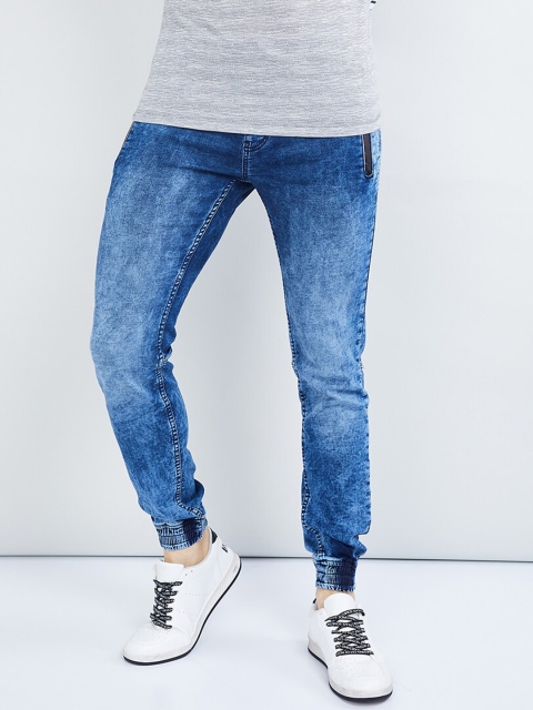

max Men Blue Skinny Fit Mid-Rise Clean Look Stretchable Jeans