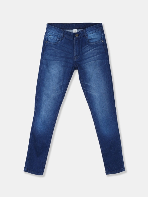 

Cherokee Girls Blue Slim Fit Mid-Rise Clean Look Stretchable Jeans