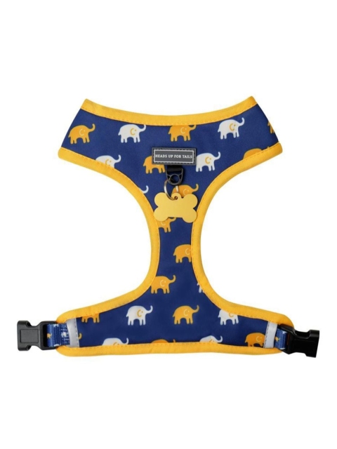 

Heads Up For Tails HUFT Jumbo Parade Reversible Mesh Dog Harness, Blue