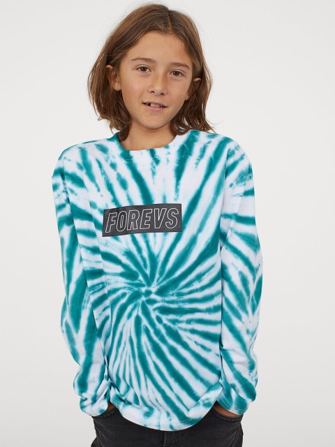 

H&M Boys Blue Printed Jersey Top