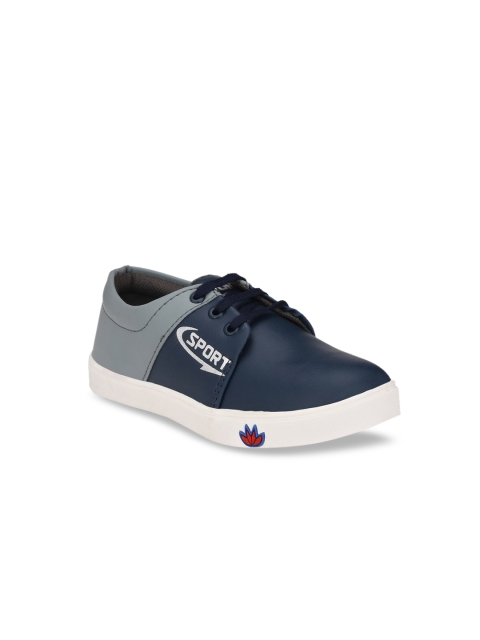 

Big Fox Boys Blue & Grey Colourblocked Sneakers