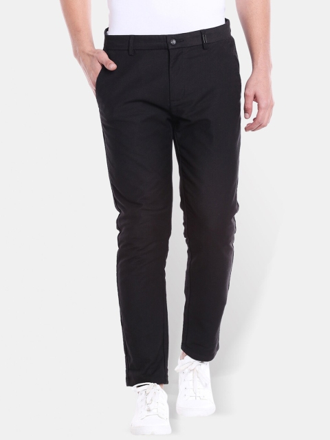 

Rex Straut Jeans Men Black Slim Fit Solid Regular Trousers