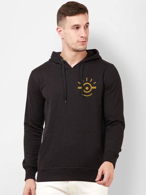 

Free Authority Men Black & Yellow Minions Printed Hooded Sweatshirt