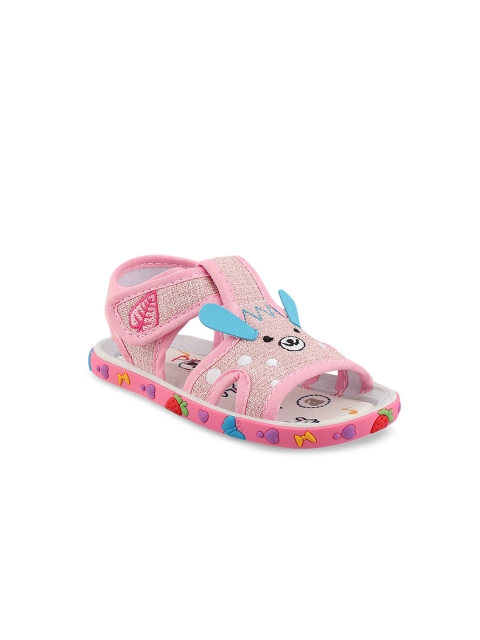 

Rex Unisex Kids Pink Printed Comfort Sandals