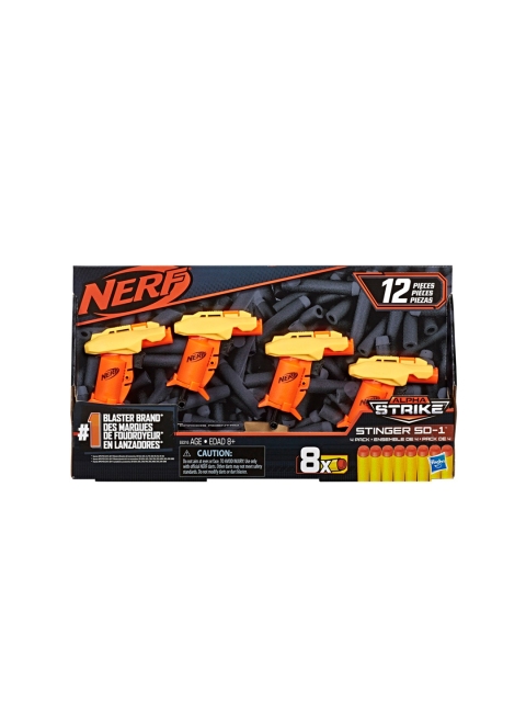 

NERF Kids Pack Of 4 Yellow & Orange Alpha Strike Stinger Sd Blaster