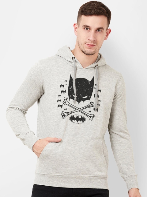

Free Authority Men Grey & Black Batman Printed Hooded Sweatshirt