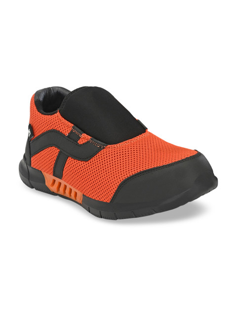 

Eego Italy Men Orange Leather Trekking Shoes