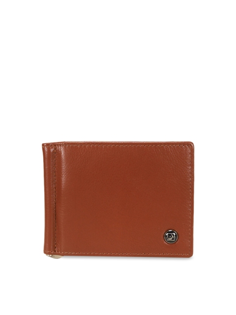 

Da Milano Men Brown Solid Leather Card Holder