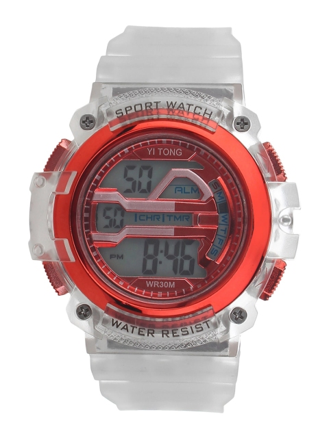 

Fantasy World Unisex Kids Red Digital Watch FW-Sport Digital-B-RD
