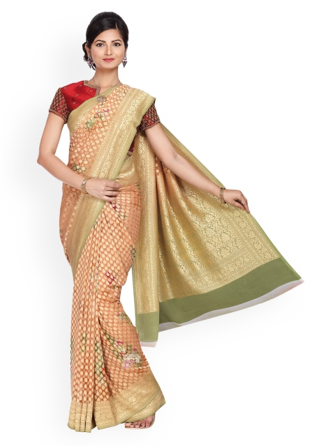 

Vijayalakshmi Silks Multicoloured Pure Silk Woven Design Banarasi Saree, Multi
