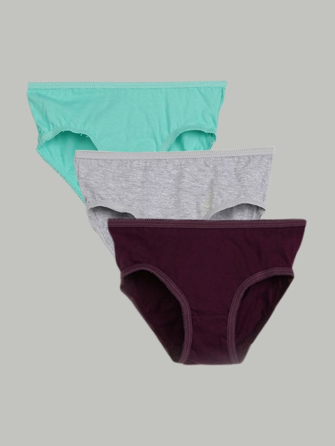 

max Girls Pack Of 3 Assorted Basic Briefs M19CIN09MULTI