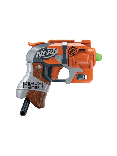 

NERF Kids Orange & Grey Micro Zombie Strike Hammer Shooting Gun