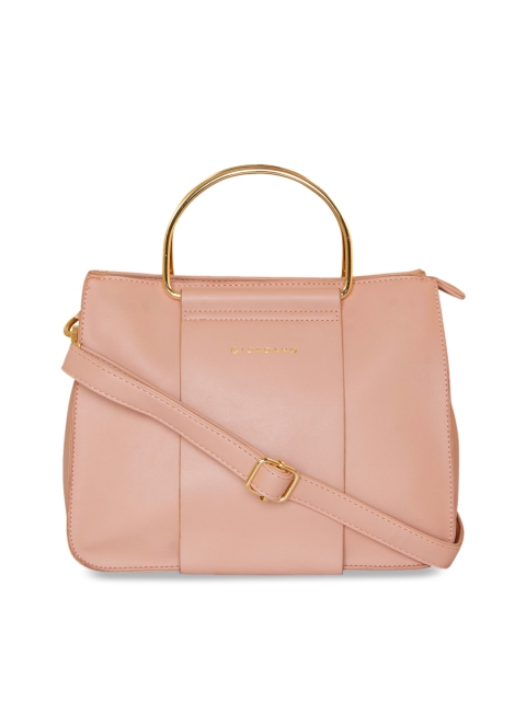 

GIORDANO Pink Solid Handheld Bag