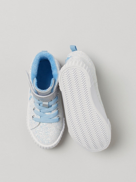 

H&M Girls White Hi-Top Trainers